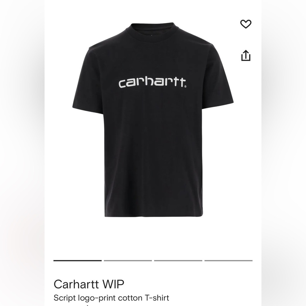 Carhartt WIP women’s black script logo tee